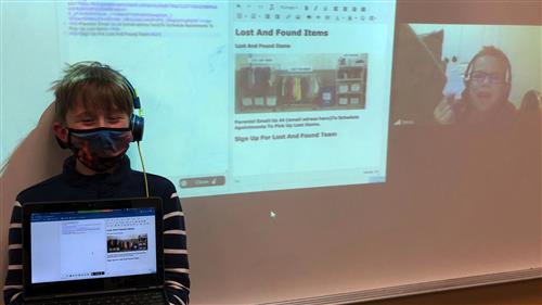 Stevenson ES Students Build Website to Innovate School’s Lost and Found 